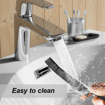 Crevice Cleaning Brushes Set 4 Pack, Small Grout and Gap Cleaner Brushes for Shower, Tile, Toilet, Kitchen and Bathroom, Narrow Scrub Brushes for Household Use and Deep Cleaning